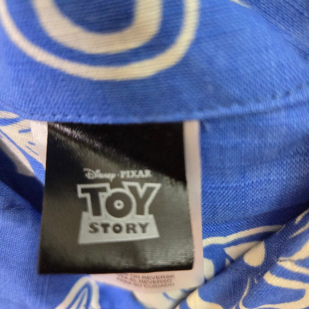 Disney Toy Story Woody Buzz Lightyear Blue Hawaiian Shirt Shorts Set 18M NEW - Picture 4 of 5